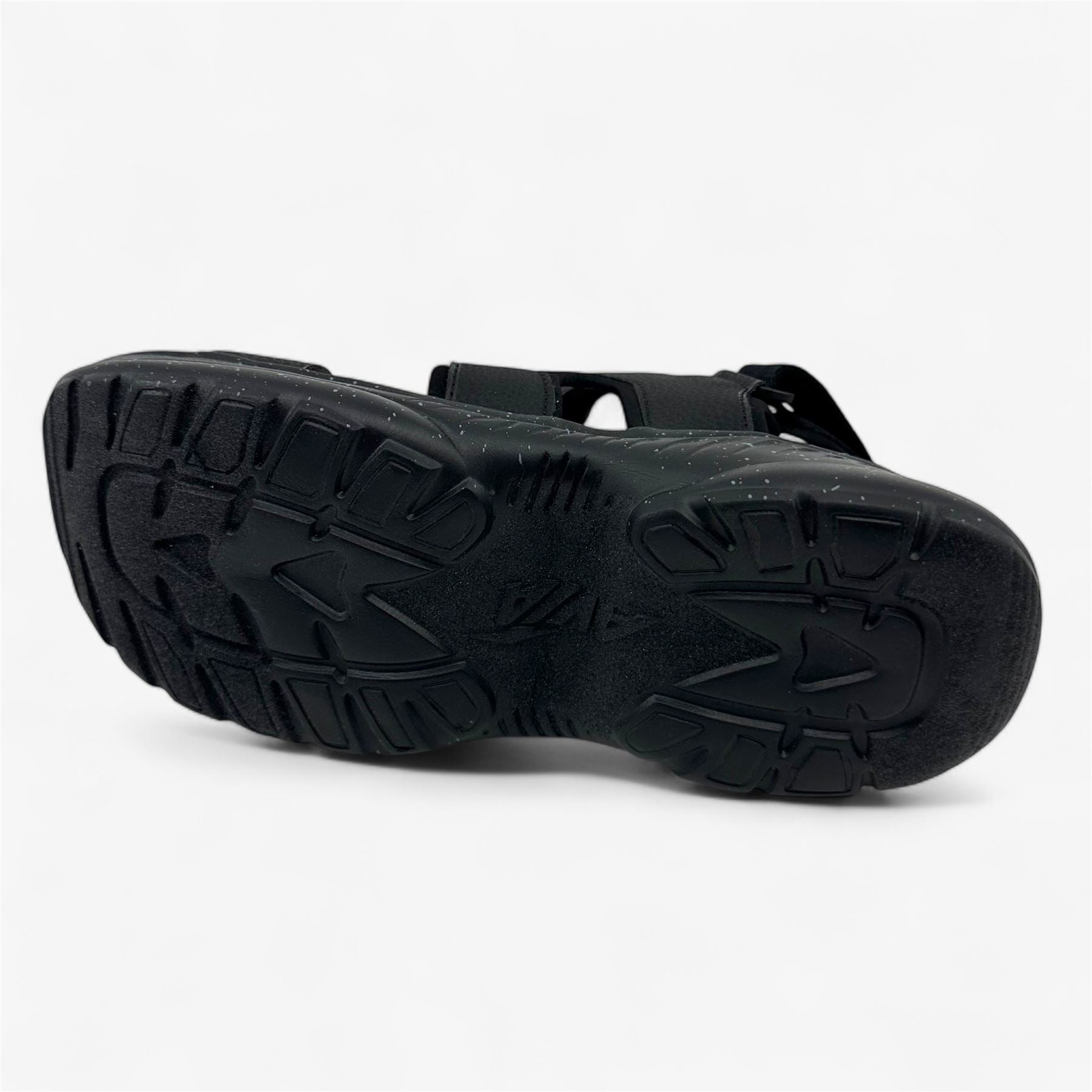 Avia Avi Atlantic Jet Black White Green Mens Sandal Slip-On