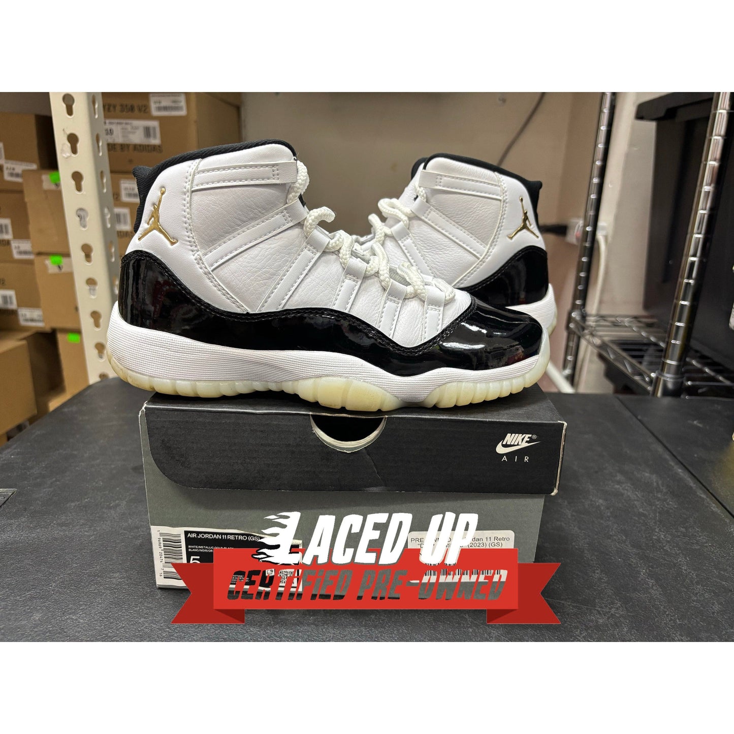 PRE OWNED Air Jordan 11 Retro "DMP Gratitude" (2023) (GS)