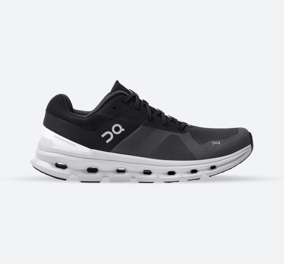 Women's Wide Fit On Cloudrunner Training Shoes - Eclipse/Frost