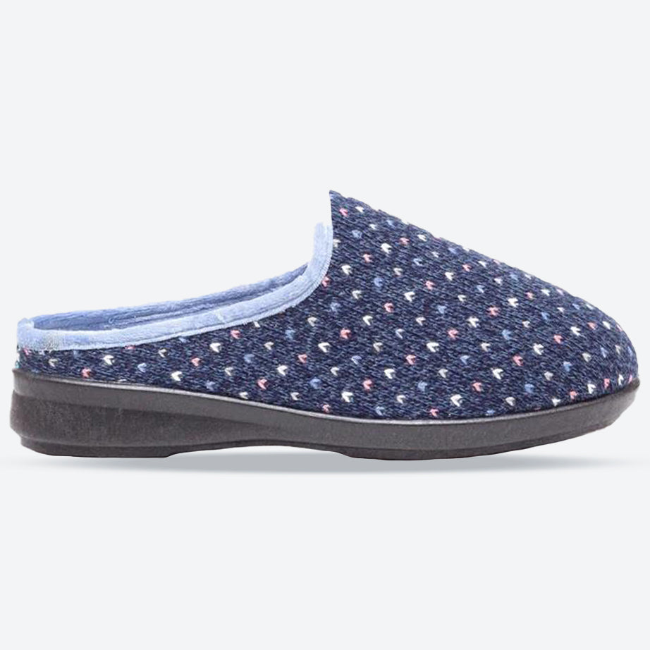 Womens Wide Fit DB Welney Mule Slippers