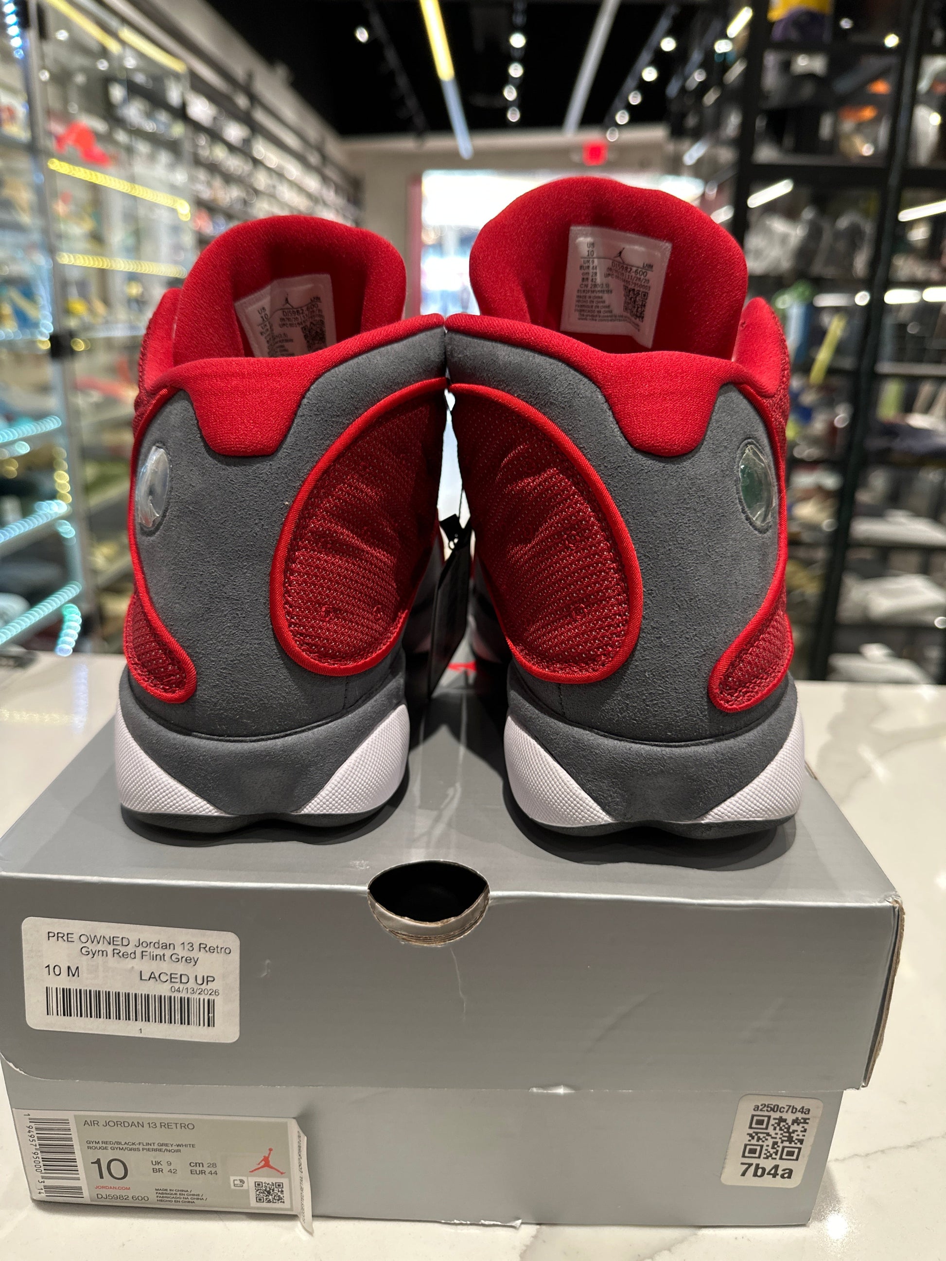 PRE OWNED Jordan 13 Retro Gym Red Flint Grey