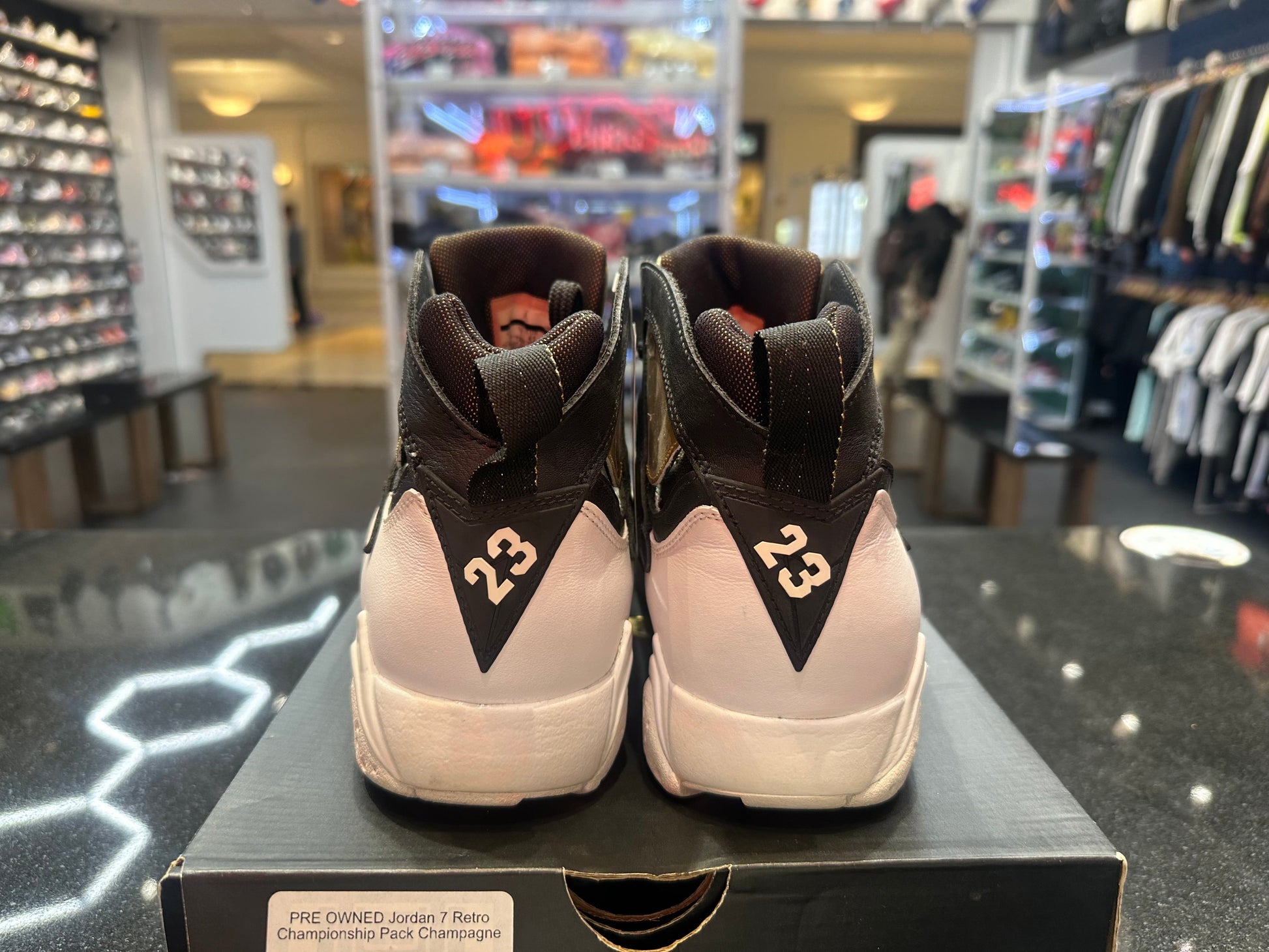 PRE OWNED Jordan 7 Retro Championship Pack Champagne