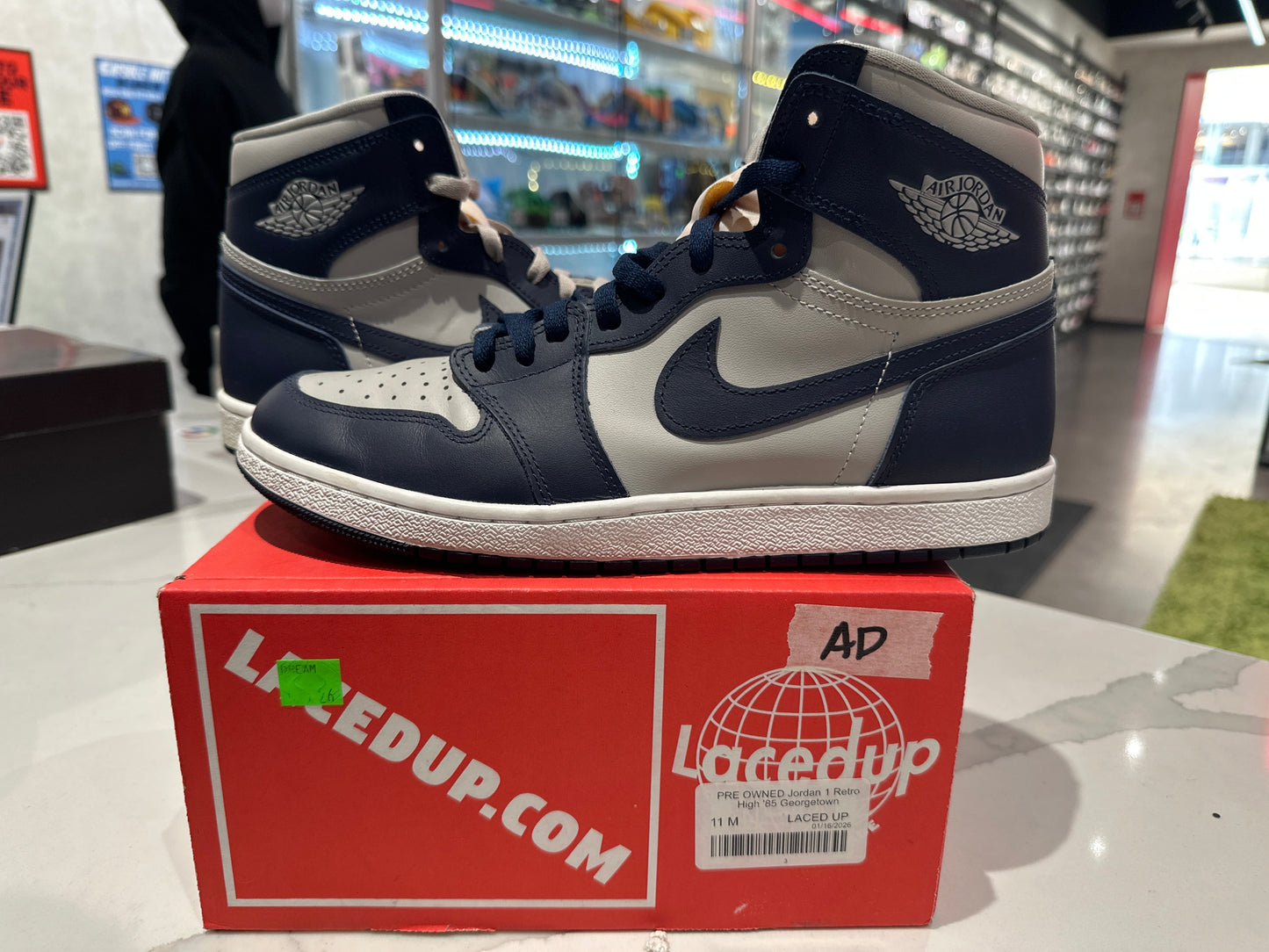 PRE OWNED Jordan 1 Retro High '85 Georgetown