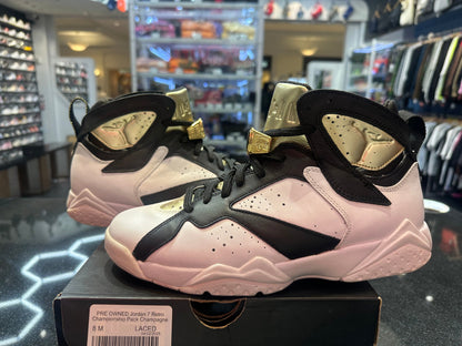 PRE OWNED Jordan 7 Retro Championship Pack Champagne