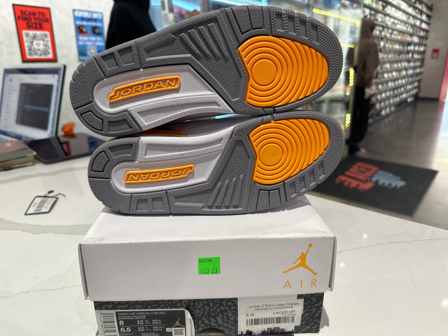 Jordan 3 Retro Laser Orange (Women's) Conditional