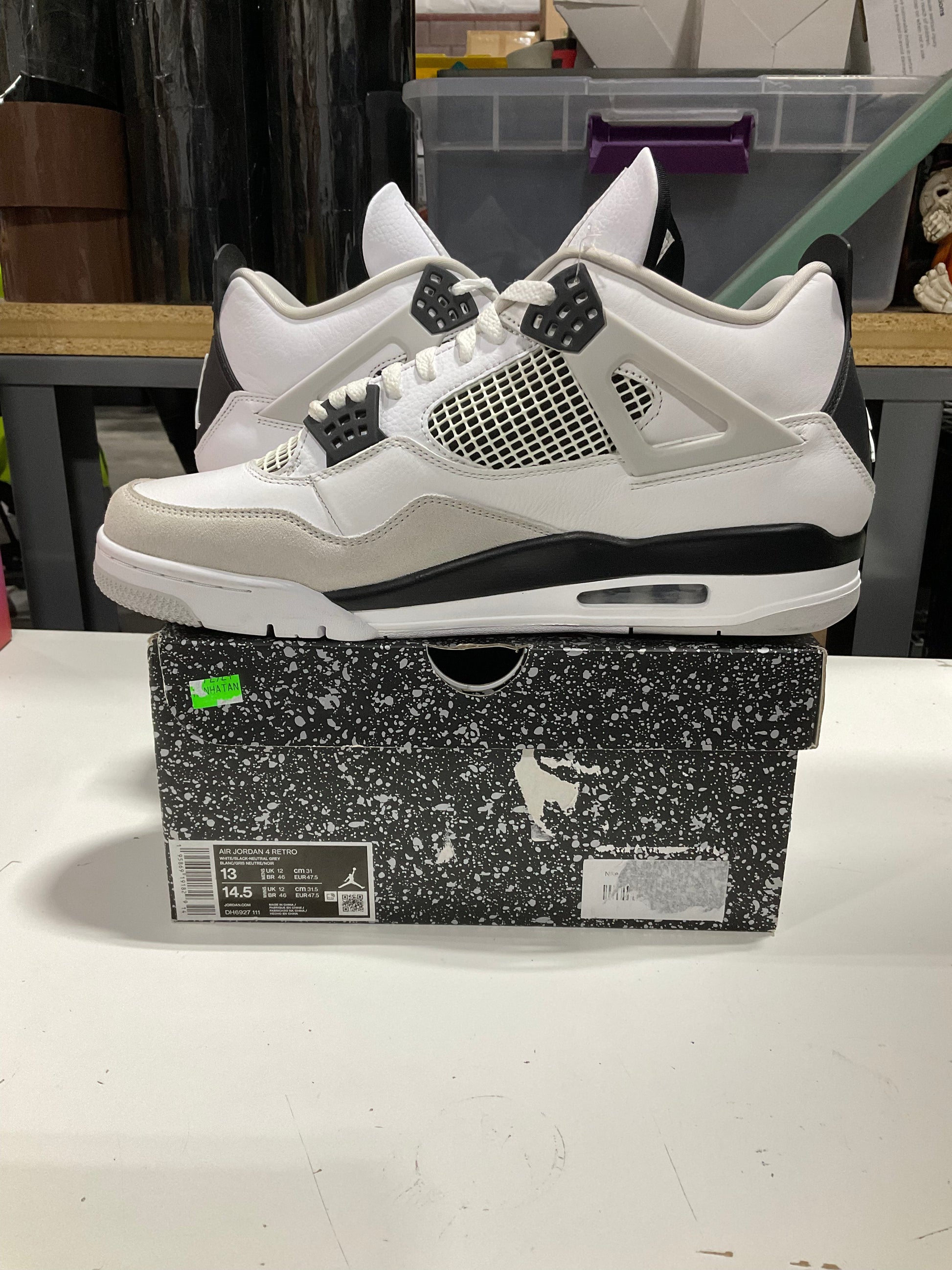 VNDS Jordan 4 Military Black *Conditional*