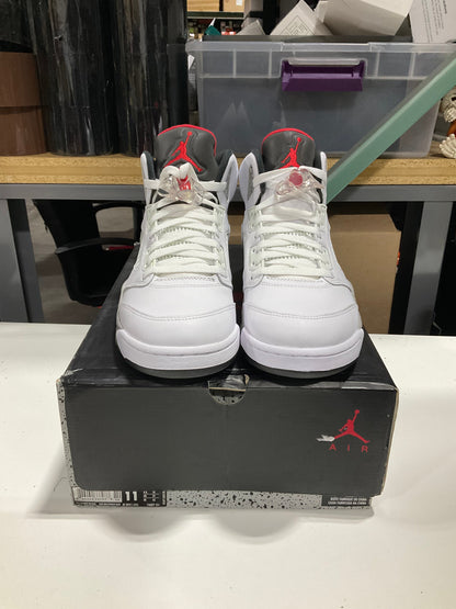 PRE OWNED Jordan 5 White Cement *Conditional DS*