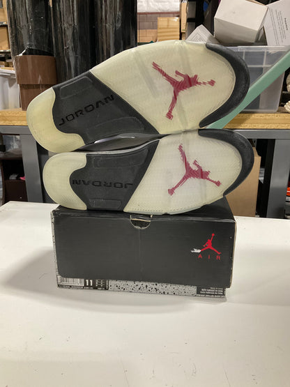 PRE OWNED Jordan 5 White Cement *Conditional DS*