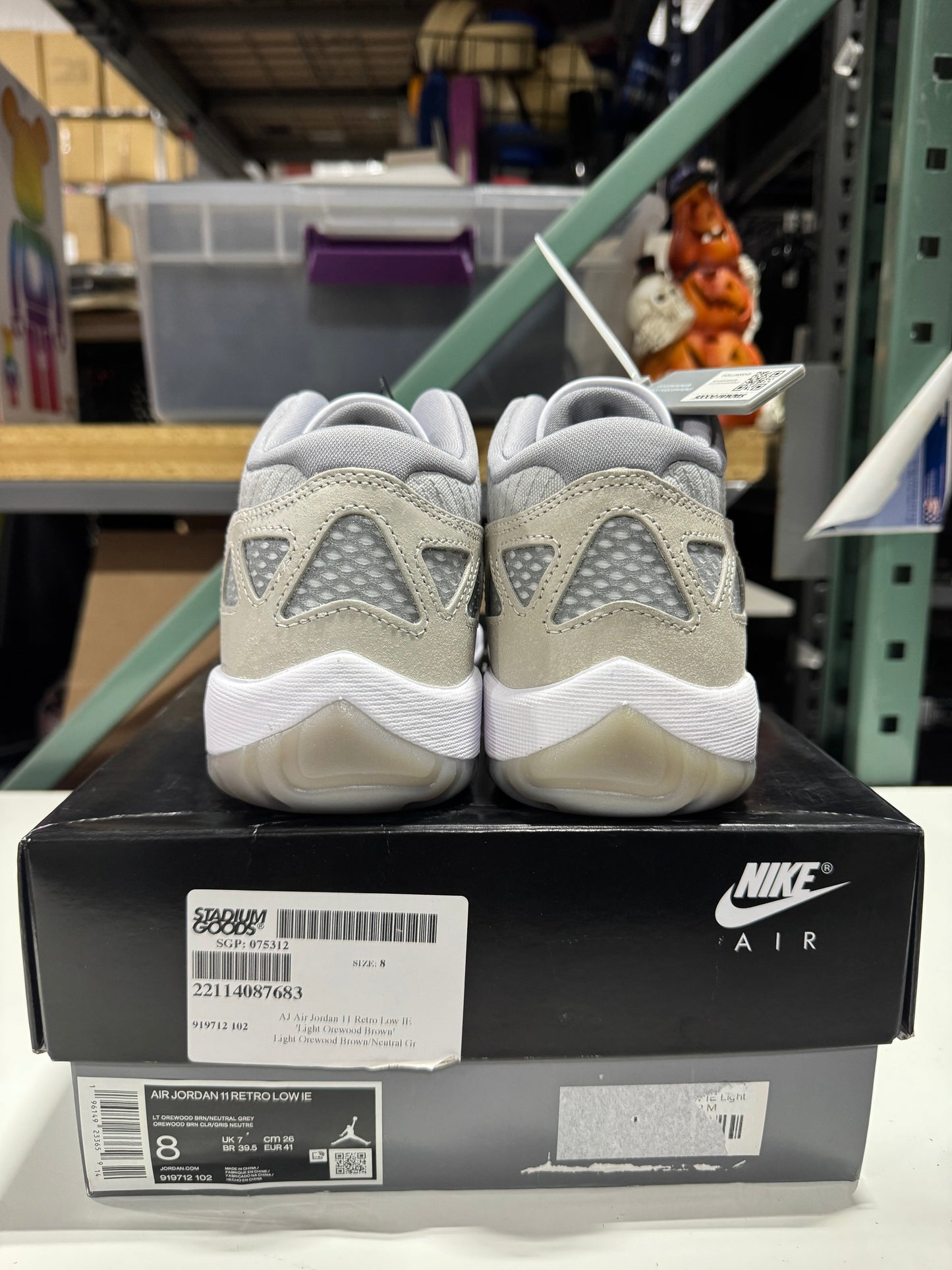 *Conditional* Air Jordan 11 Retro Low IE 'Light Orewood Brown' M 2022