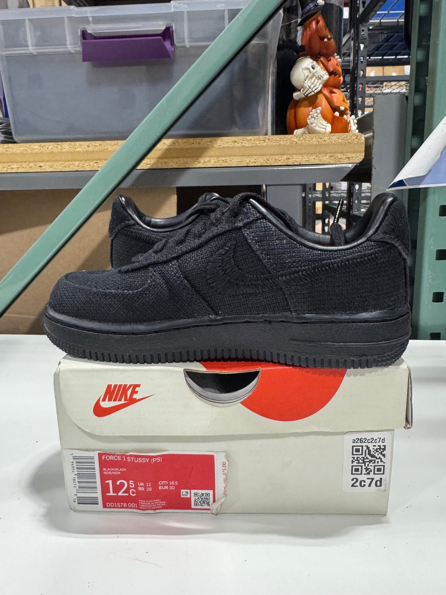 *Conditional* Stussy x Air Force 1 Low PS 'Black'