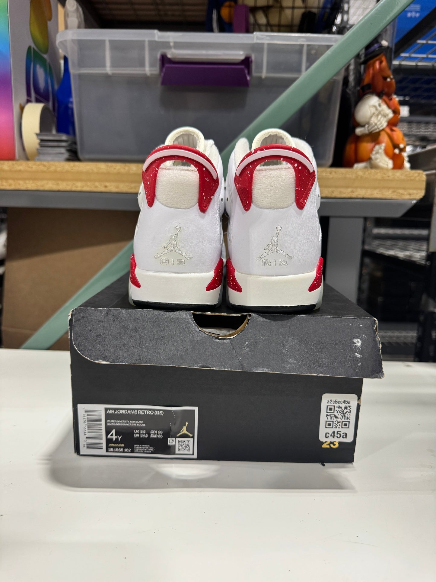 *Conditional* Jordan 6 Retro Red Oreo (GS)