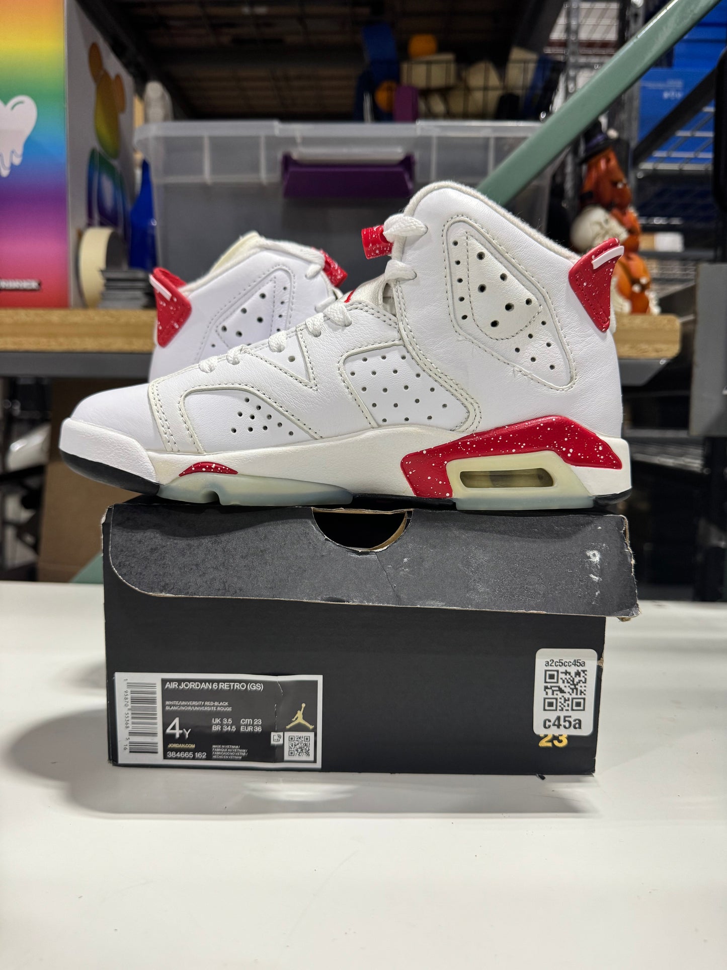 *Conditional* Jordan 6 Retro Red Oreo (GS)