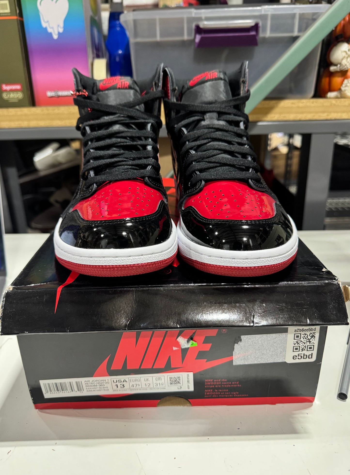 *Conditional* Jordan 1 Retro High OG Patent Bred