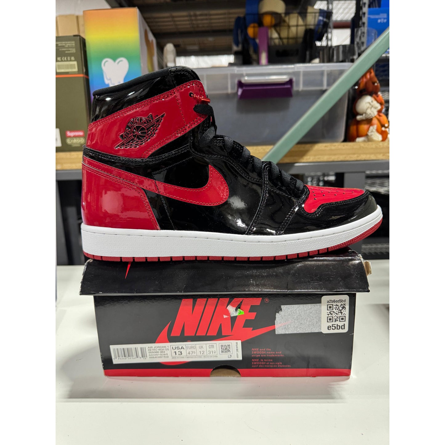 *Conditional* Jordan 1 Retro High OG Patent Bred