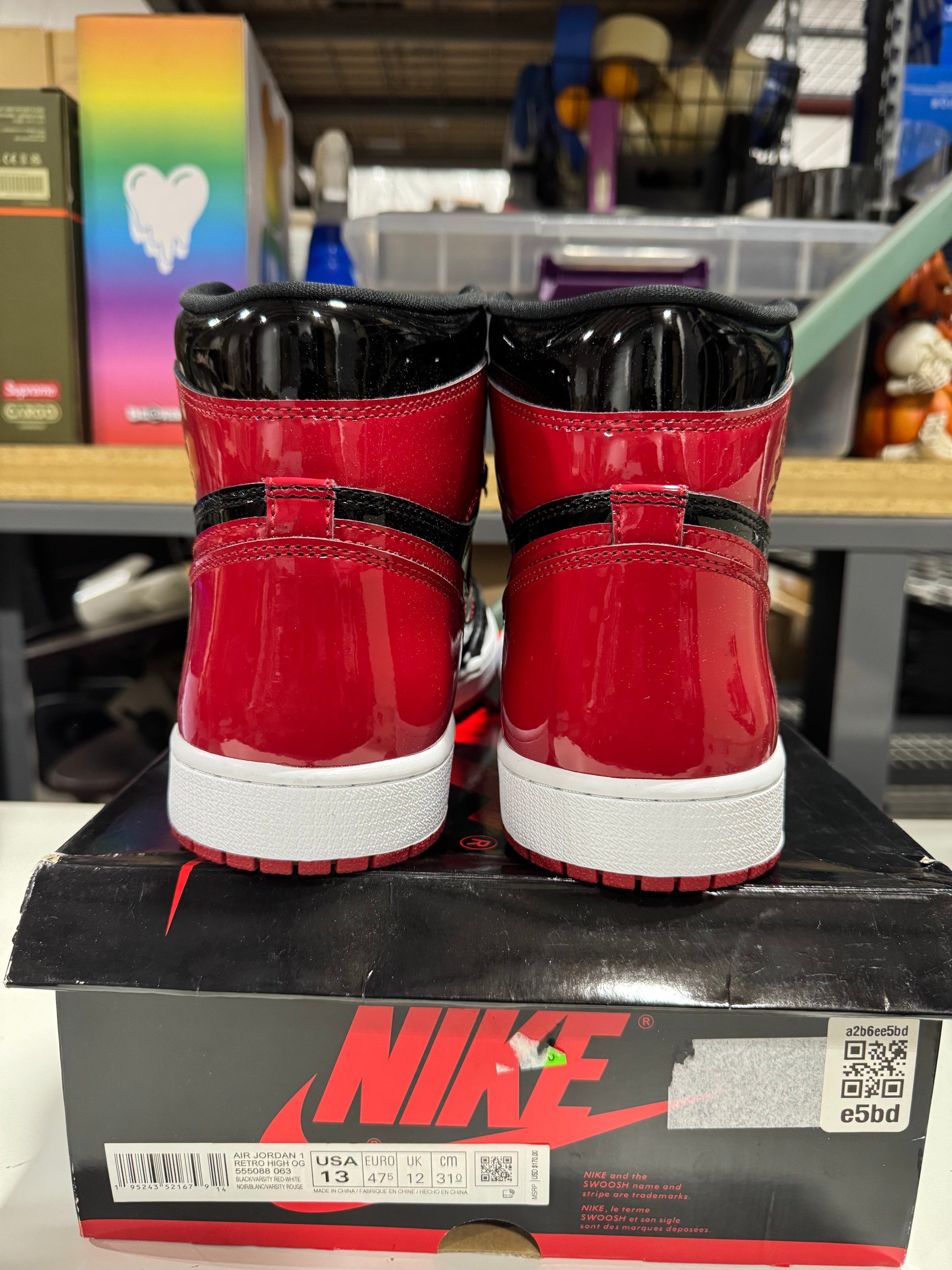 *Conditional* Jordan 1 Retro High OG Patent Bred