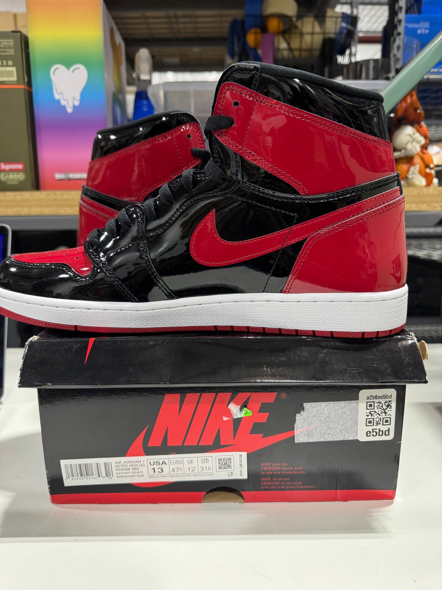*Conditional* Jordan 1 Retro High OG Patent Bred