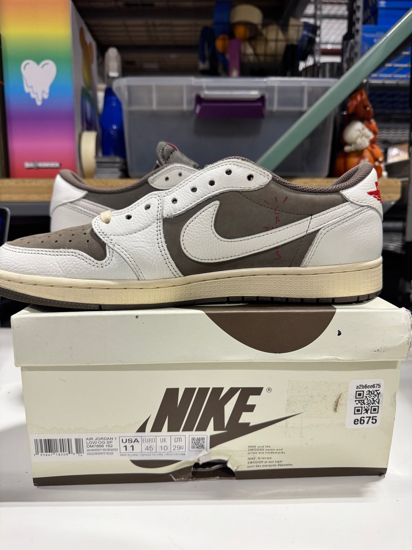 *Conditional* Jordan 1 Retro Low OG SP Travis Scott Reverse Mocha