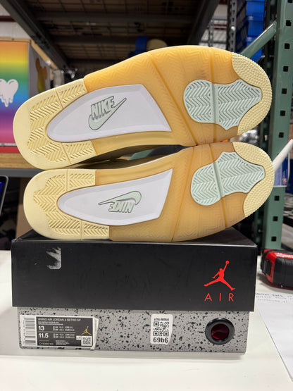 PRE OWNED (Tried On) Jordan 4 Retro Off-White Sail (W)