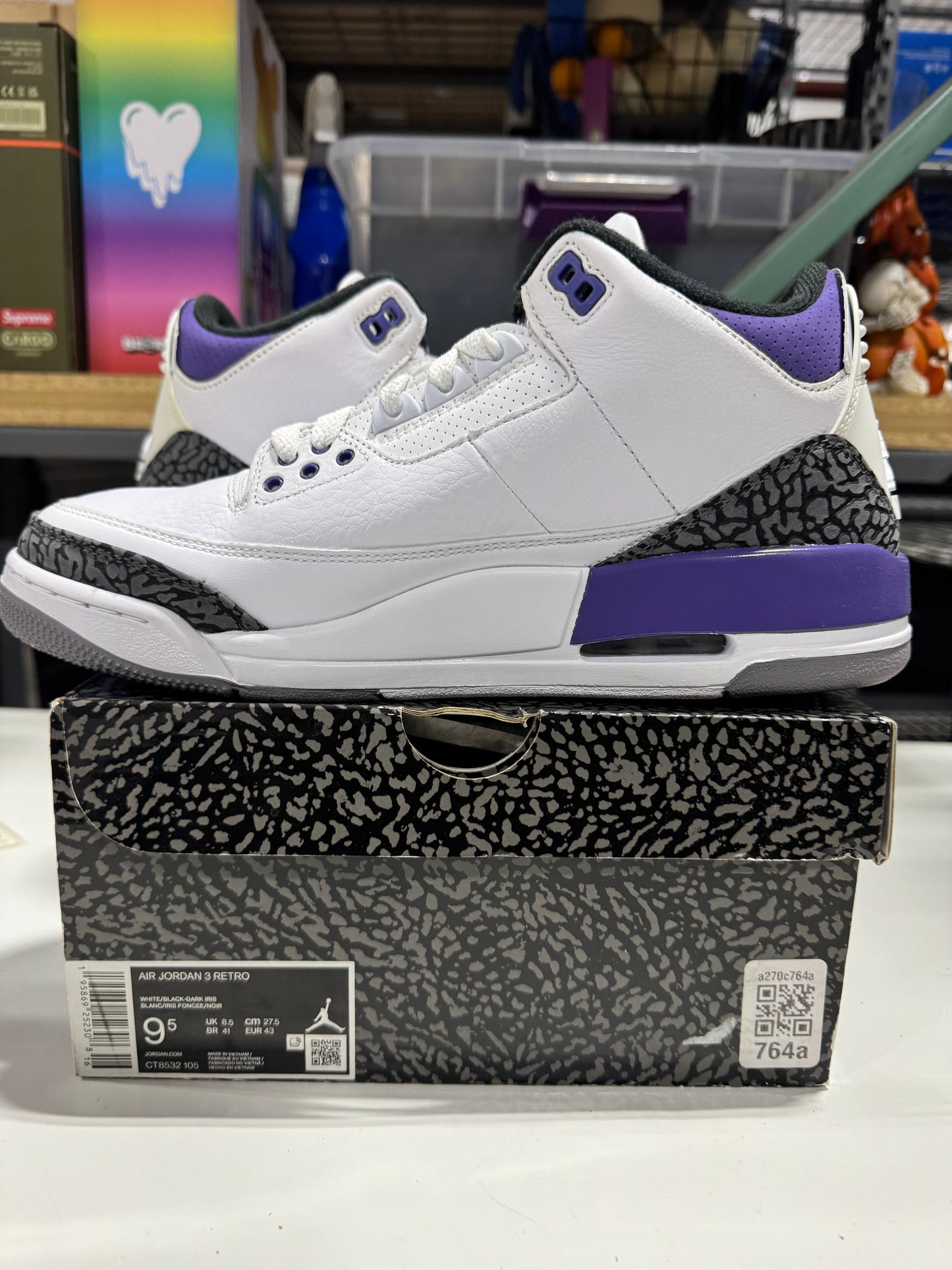 *Conditional* Jordan 3 Retro Dark Iris