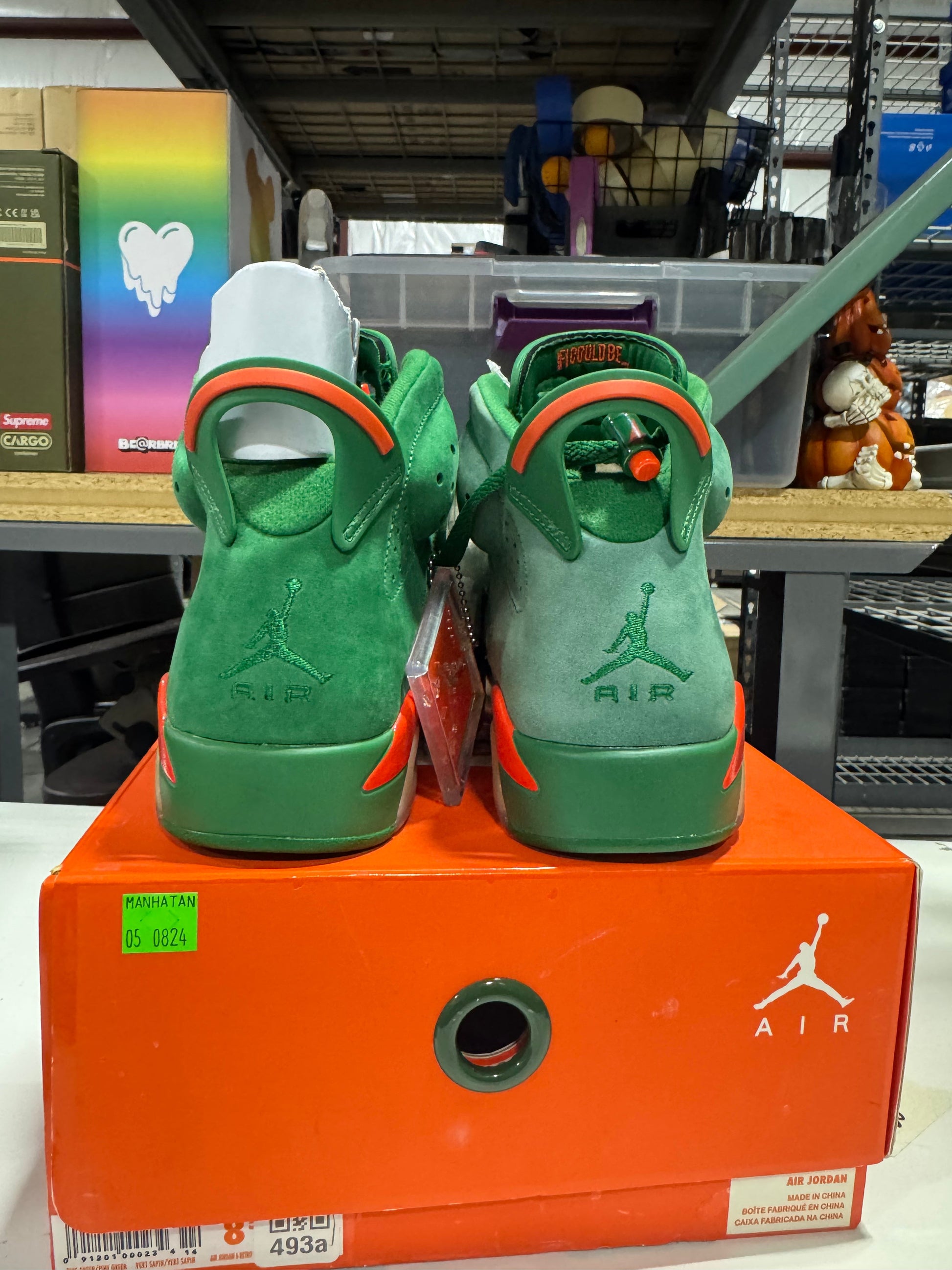 *Conditional* Jordan 6 Retro Gatorade Green