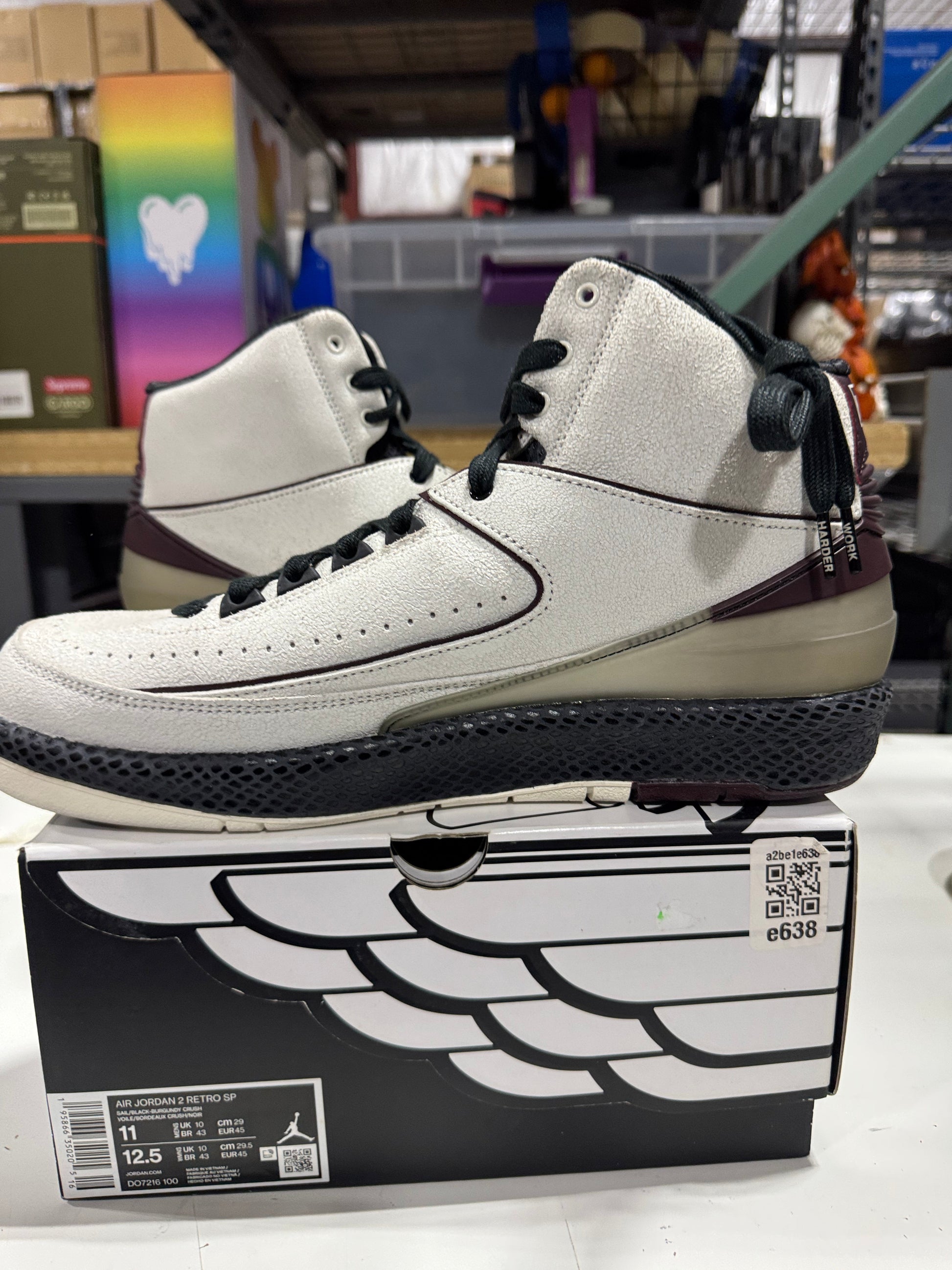 PRE OWNED Jordan 2 Retro A Ma Maniére Airness