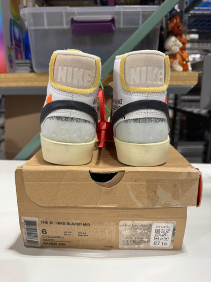 *Conditional*  Nike Blazer Mid Off-White (White/Black-Muslin)