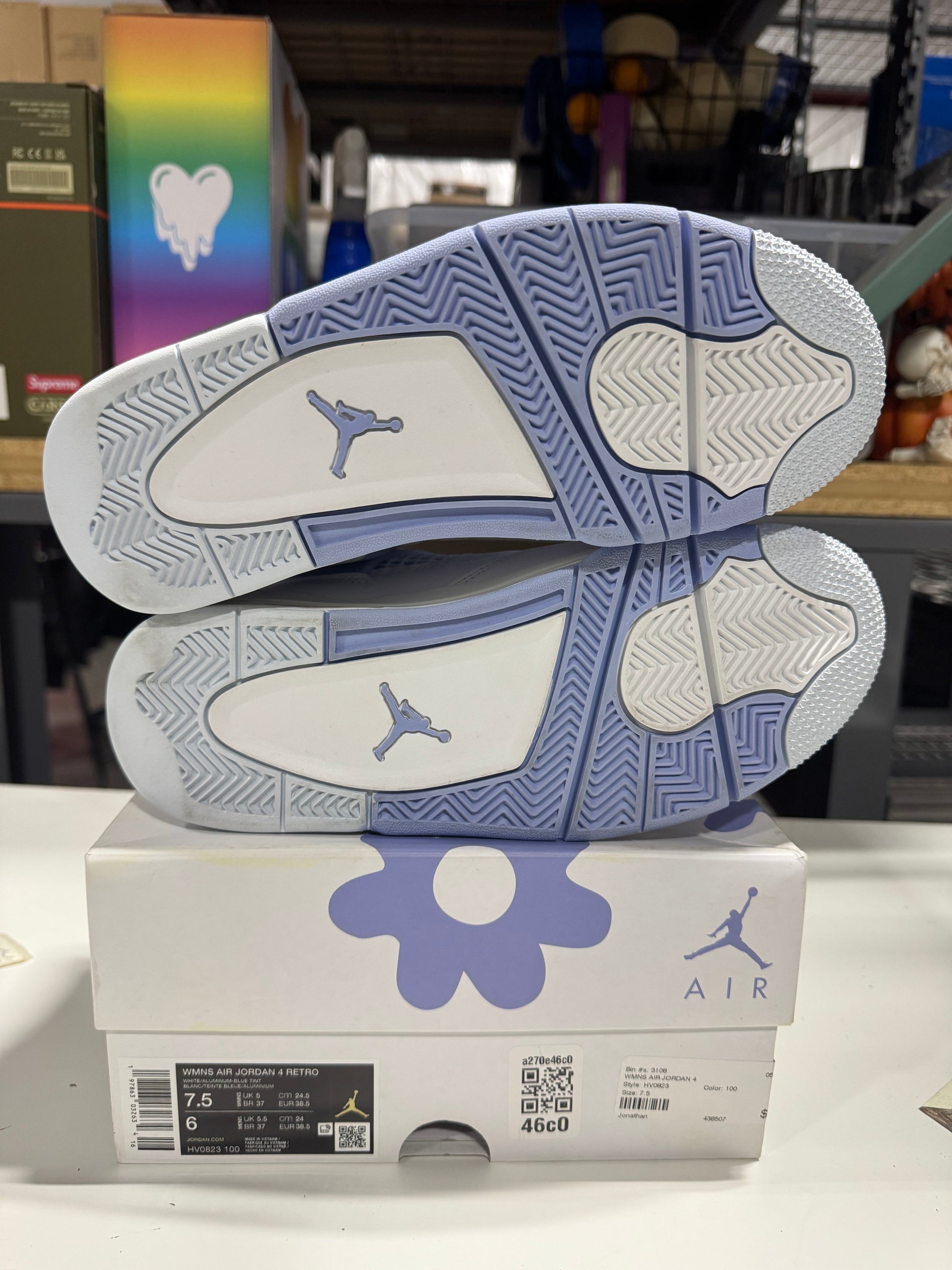 *Conditional* Jordan 4 Retro Forget Me Not (W)