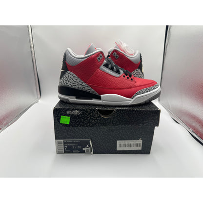 PRE OWNED Air Jordan Retro 3 "Red Cement" GS Conditional
