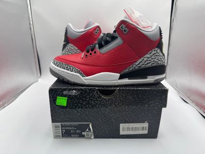 PRE OWNED Air Jordan Retro 3 "Red Cement" GS Conditional
