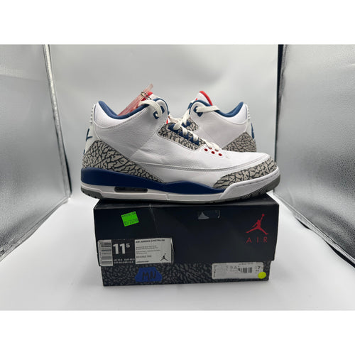 PRE OWNED Air Jordan retro 3 "True Blue" 2016 Conditional
