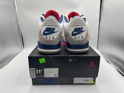 PRE OWNED Air Jordan retro 3 "True Blue" 2016 Conditional