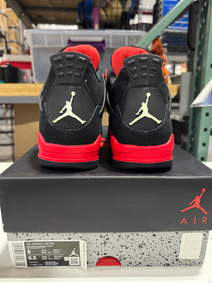 PRE OWNED (VNDS) Jordan 4 Retro Red Thunder