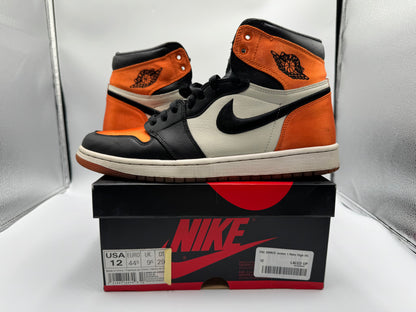 PRE OWNED Jordan 1 Retro High OG Satin Shattered Backboard (Women's)