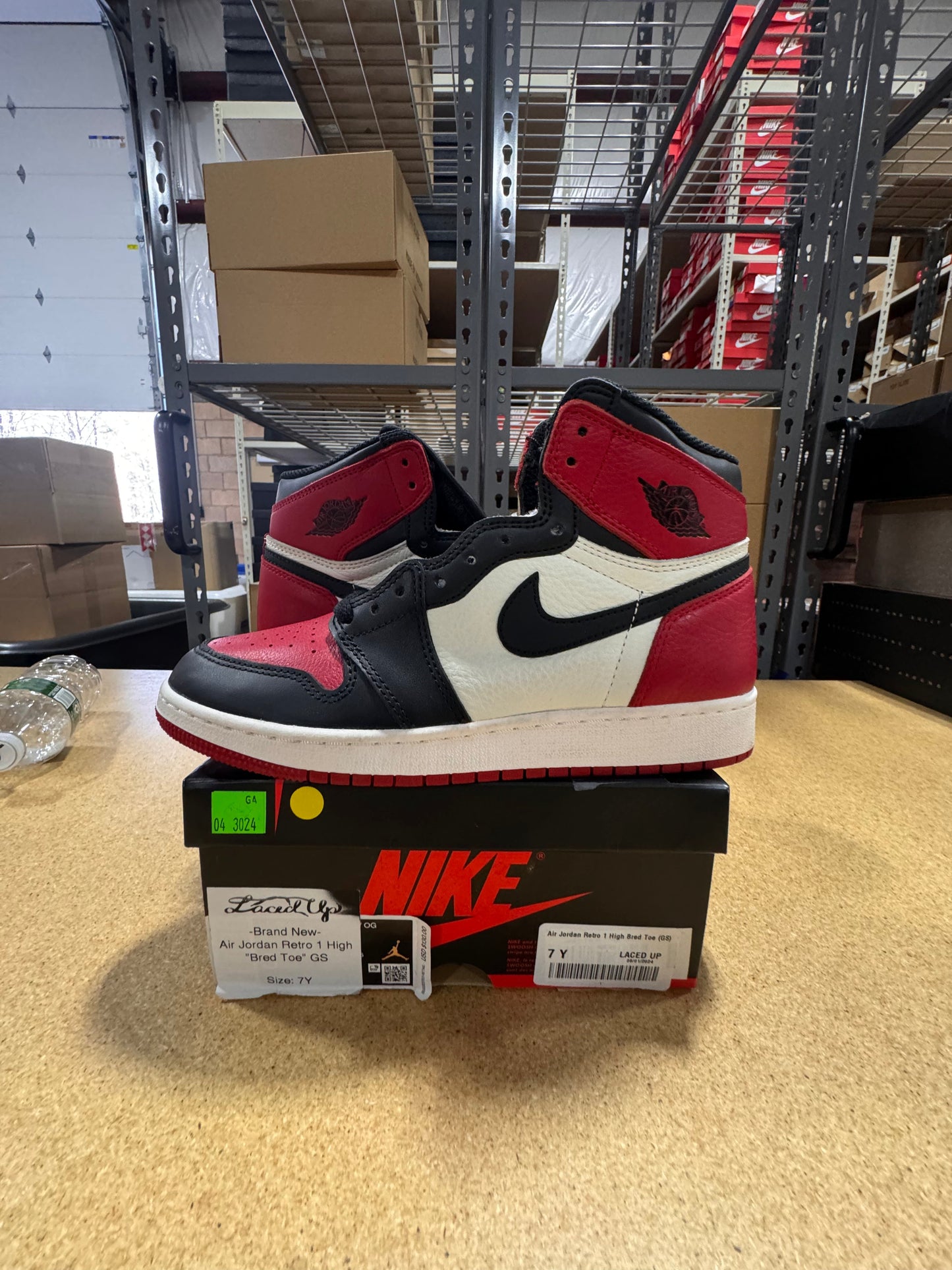 Air Jordan Retro 1 "Bred Toe" *Conditional* GS