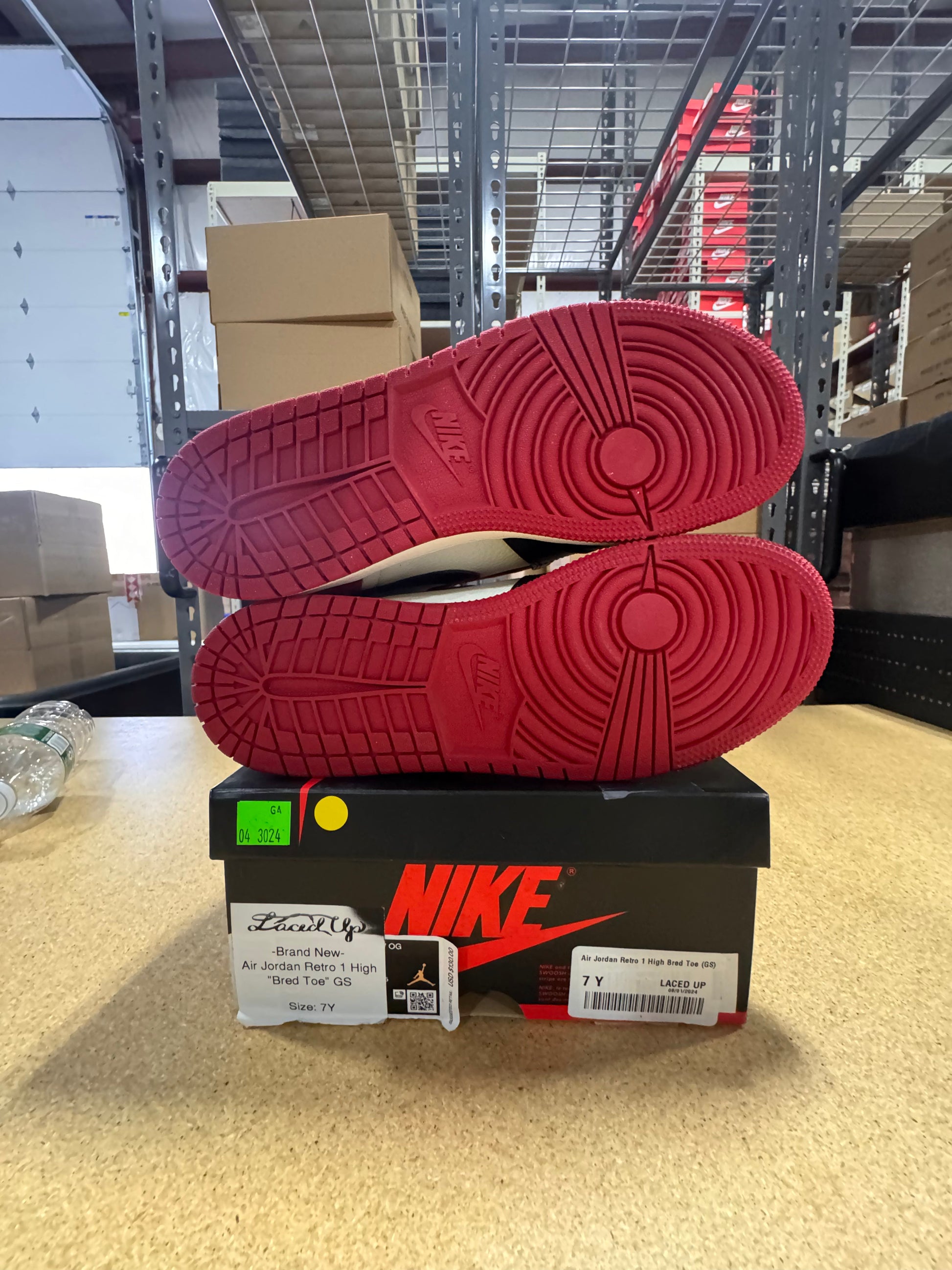 Air Jordan Retro 1 "Bred Toe" *Conditional* GS