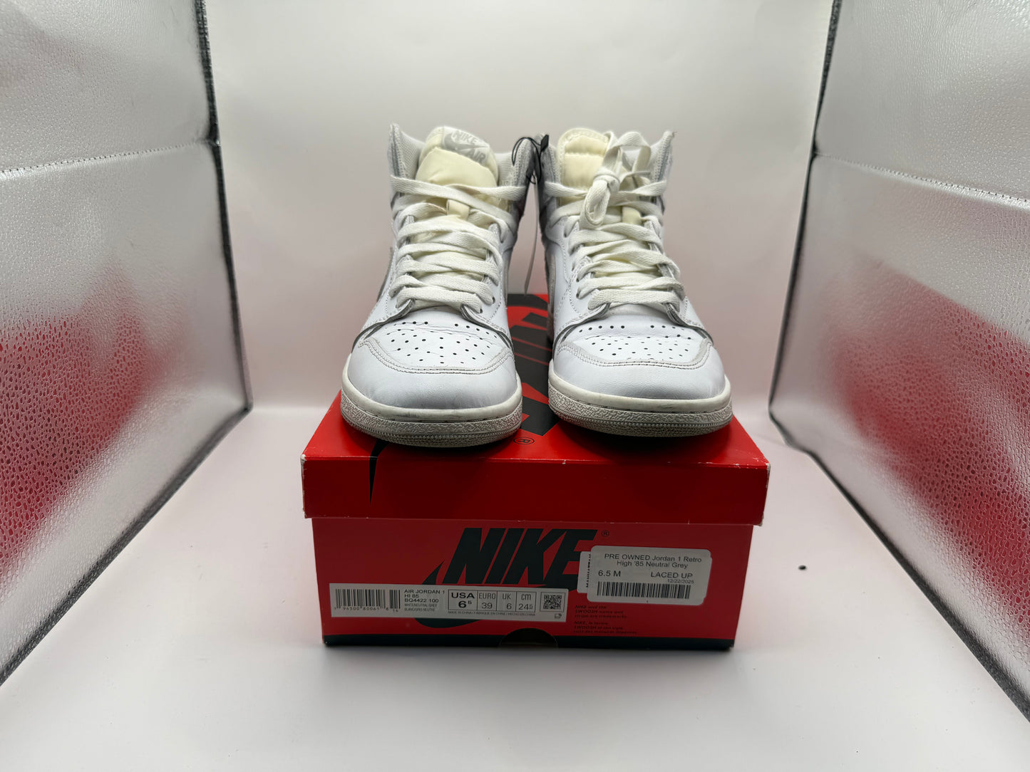 PRE OWNED Jordan 1 Retro High '85 Neutral Grey