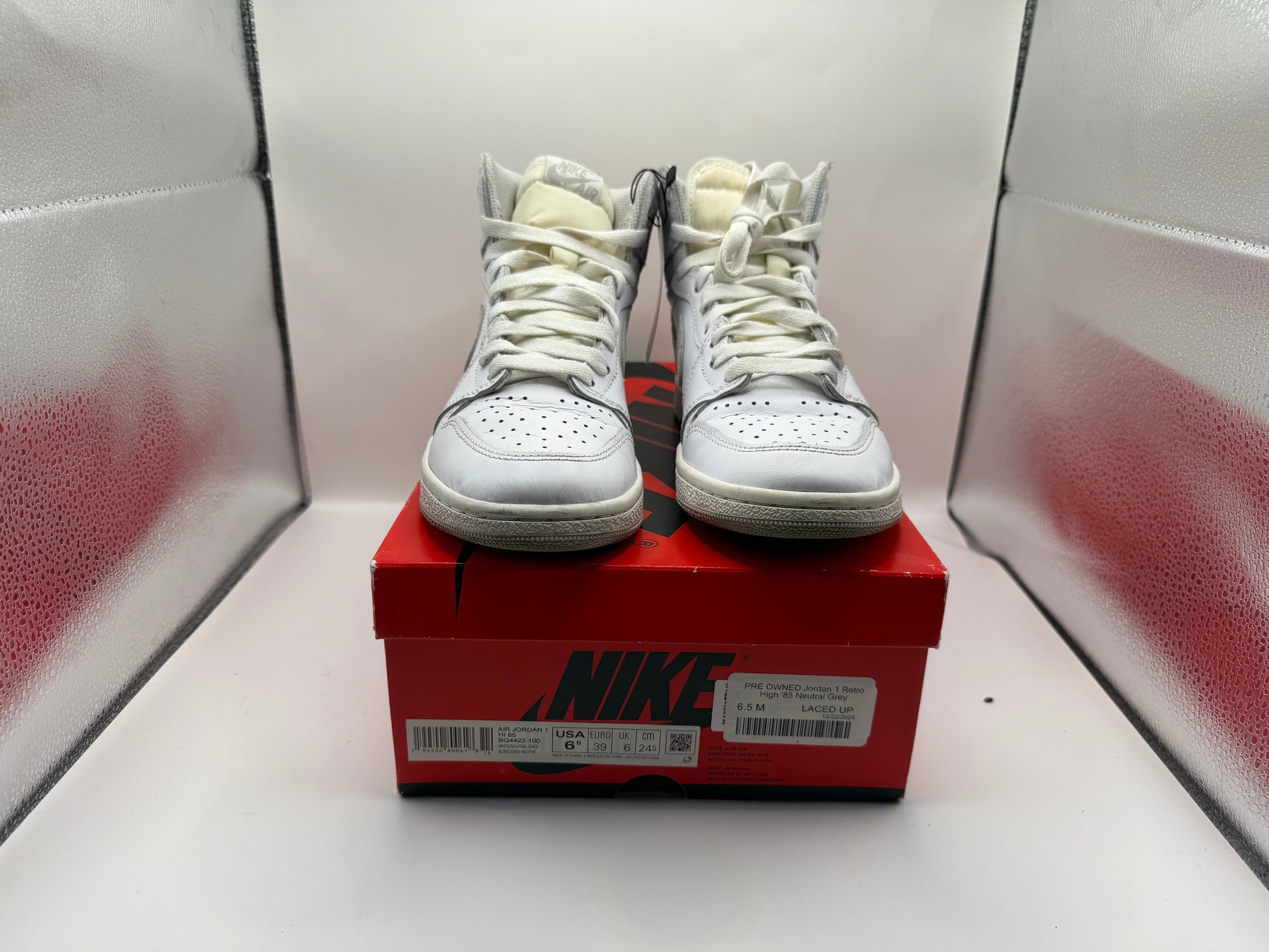 PRE OWNED Jordan 1 Retro High '85 Neutral Grey