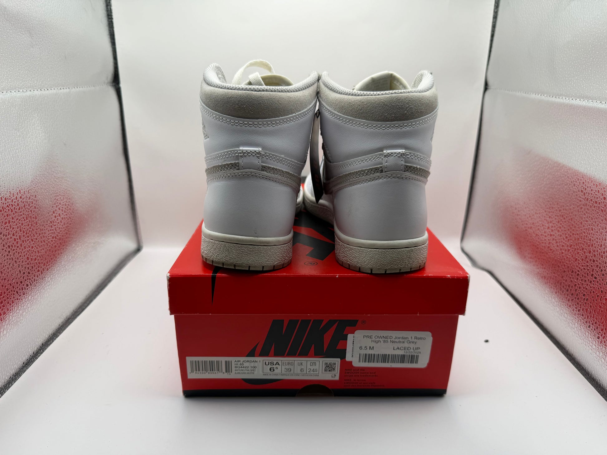PRE OWNED Jordan 1 Retro High '85 Neutral Grey