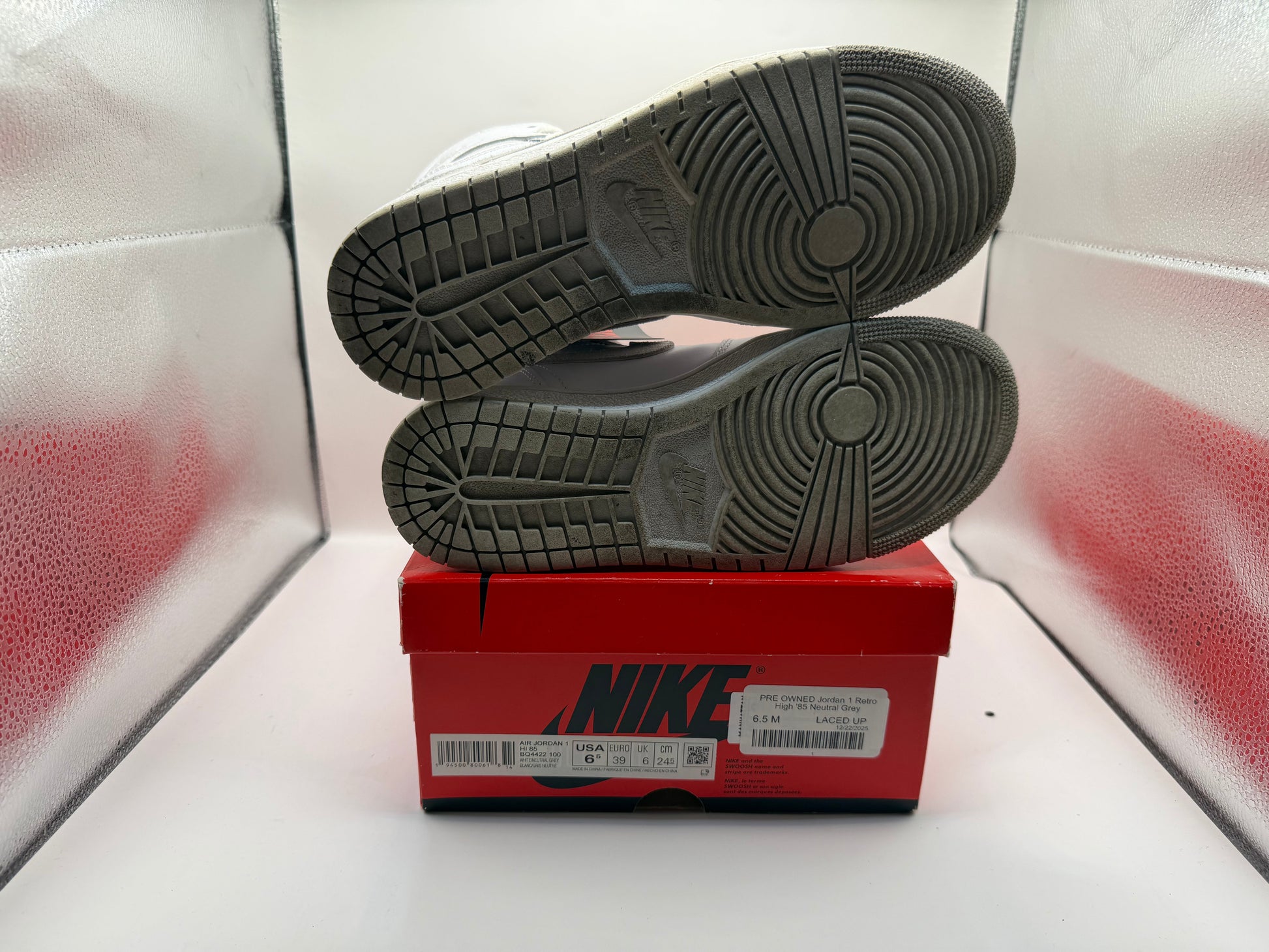 PRE OWNED Jordan 1 Retro High '85 Neutral Grey