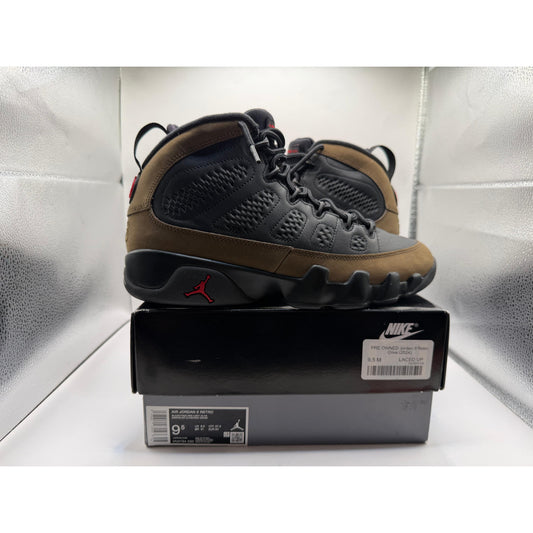 PRE OWNED Jordan 9 Retro Olive (2024)