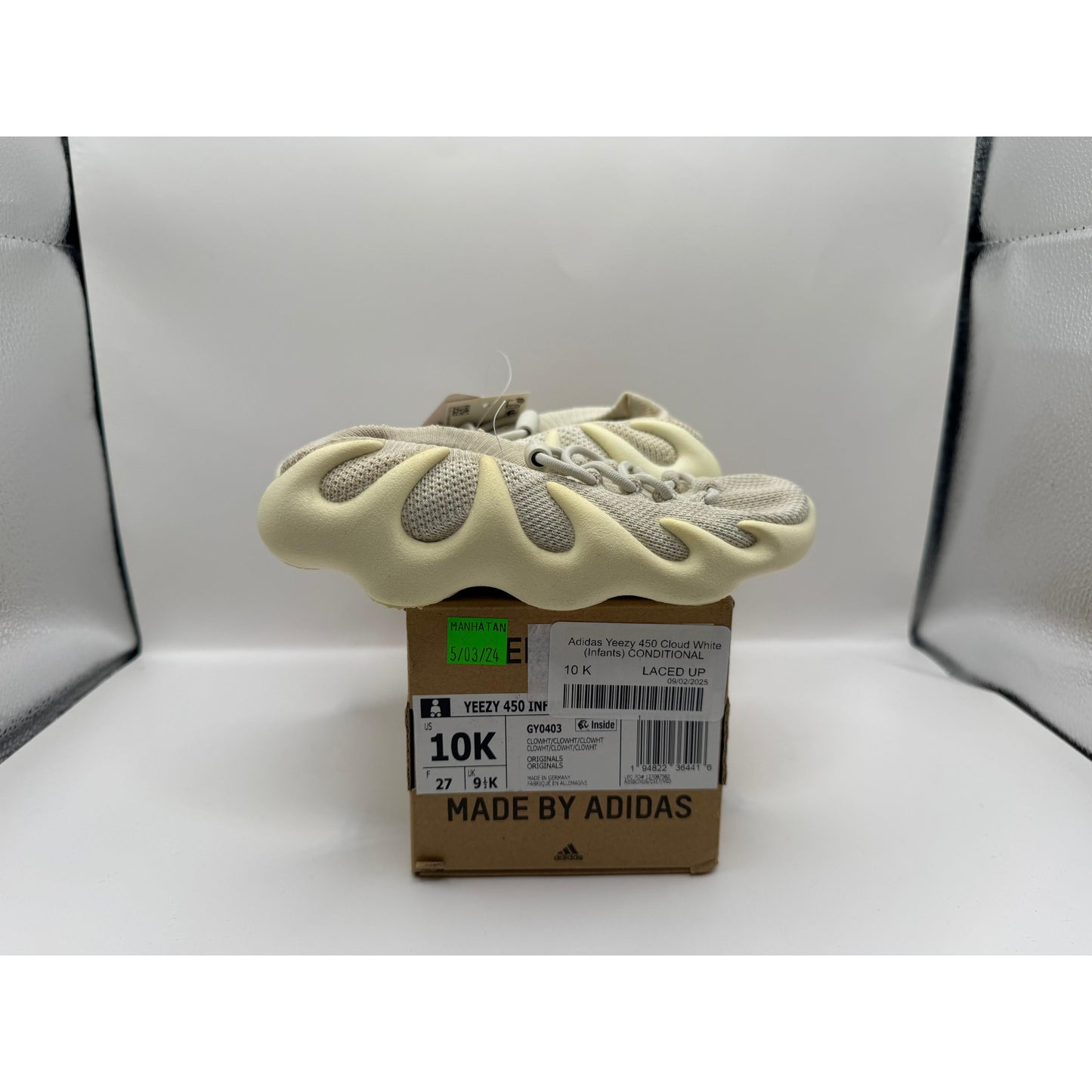 Adidas Yeezy 450 Cloud White (Infants) CONDITIONAL