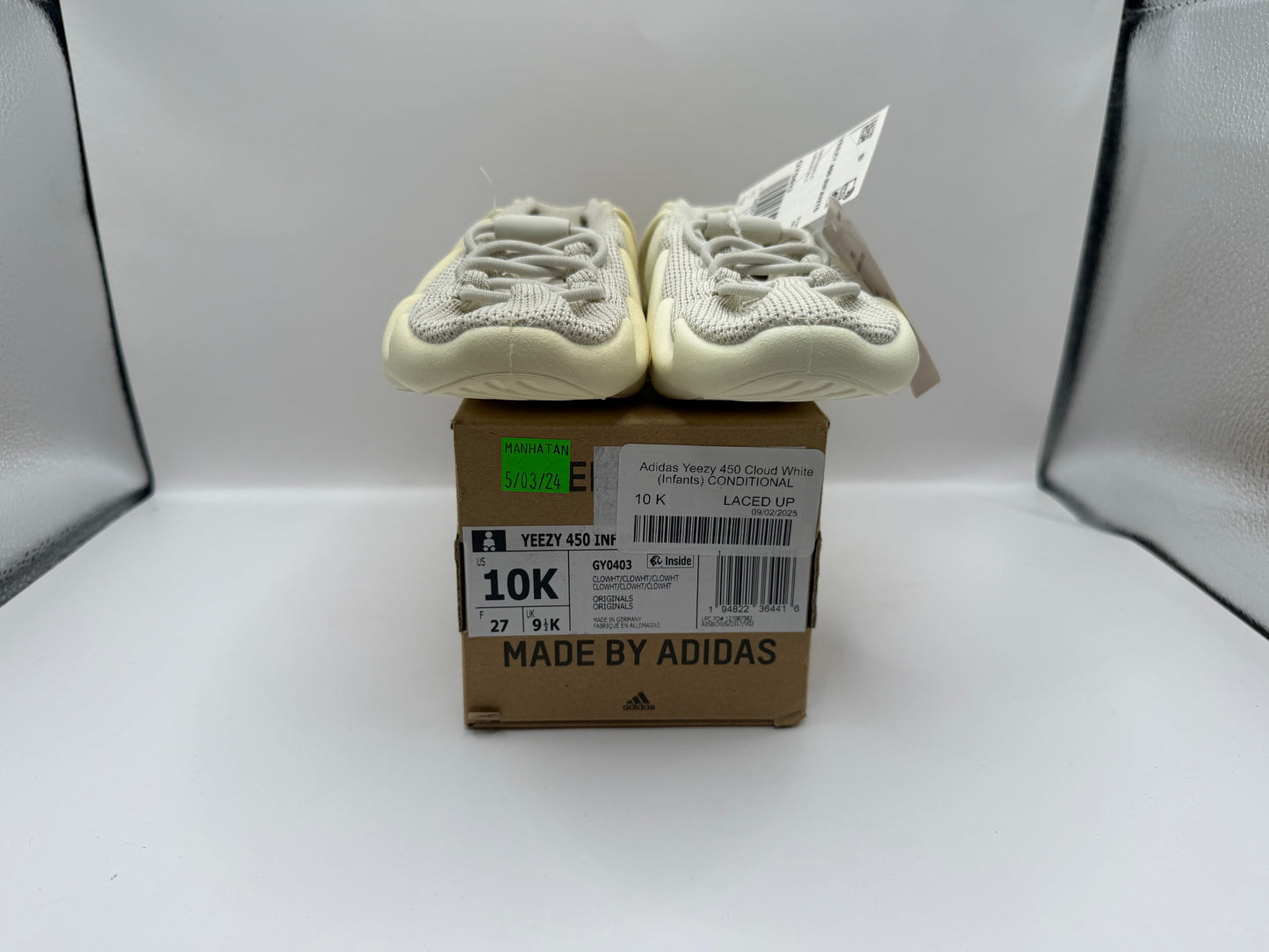 Adidas Yeezy 450 Cloud White (Infants) CONDITIONAL