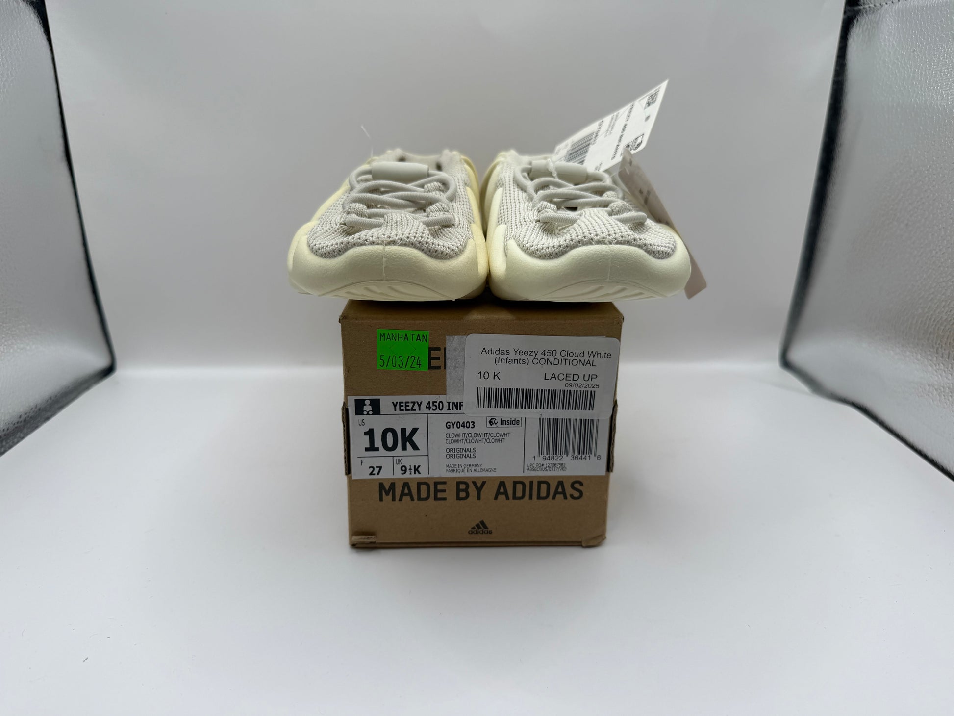 Adidas Yeezy 450 Cloud White (Infants) CONDITIONAL
