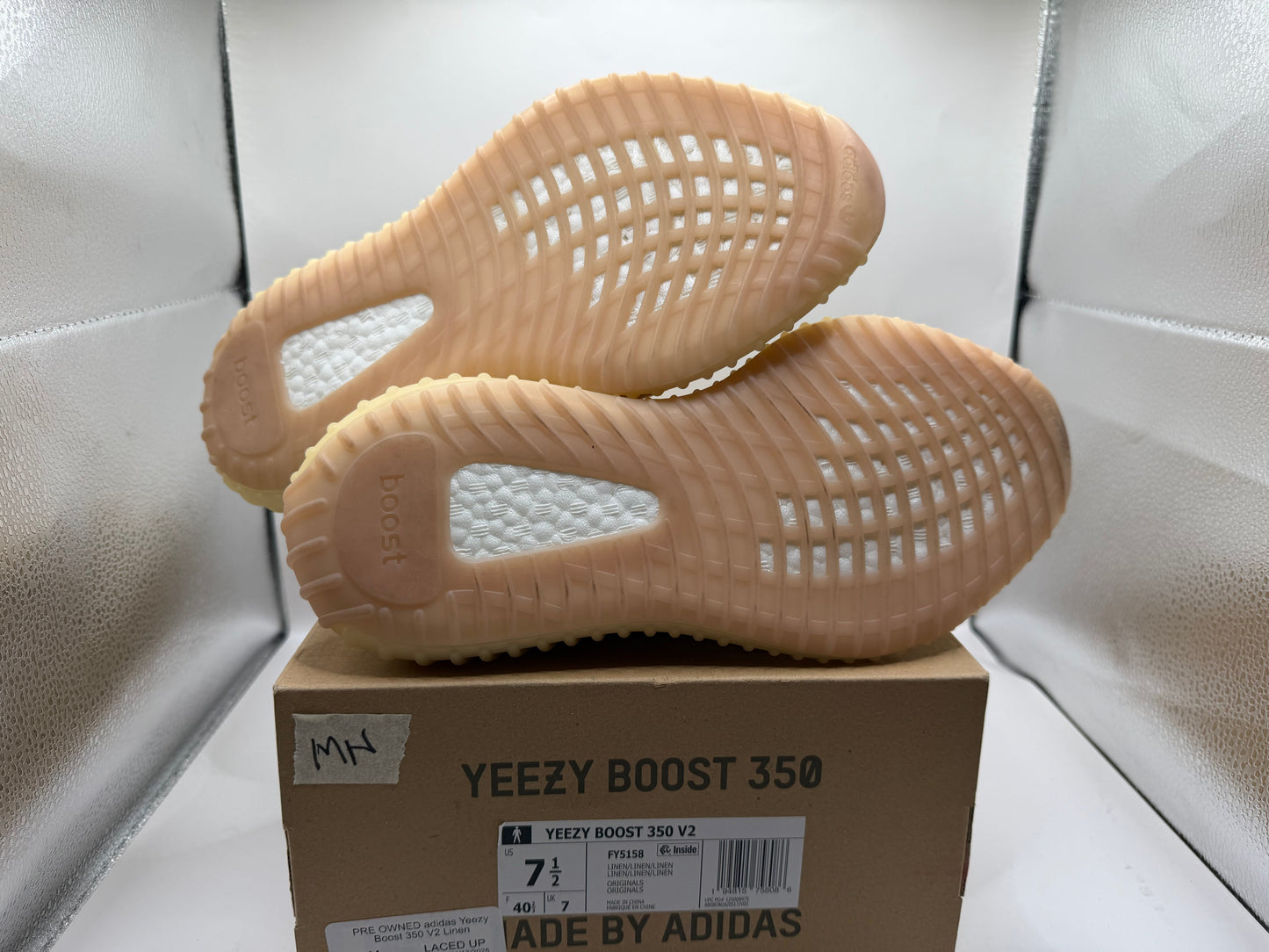 PRE OWNED adidas Yeezy Boost 350 V2 Linen
