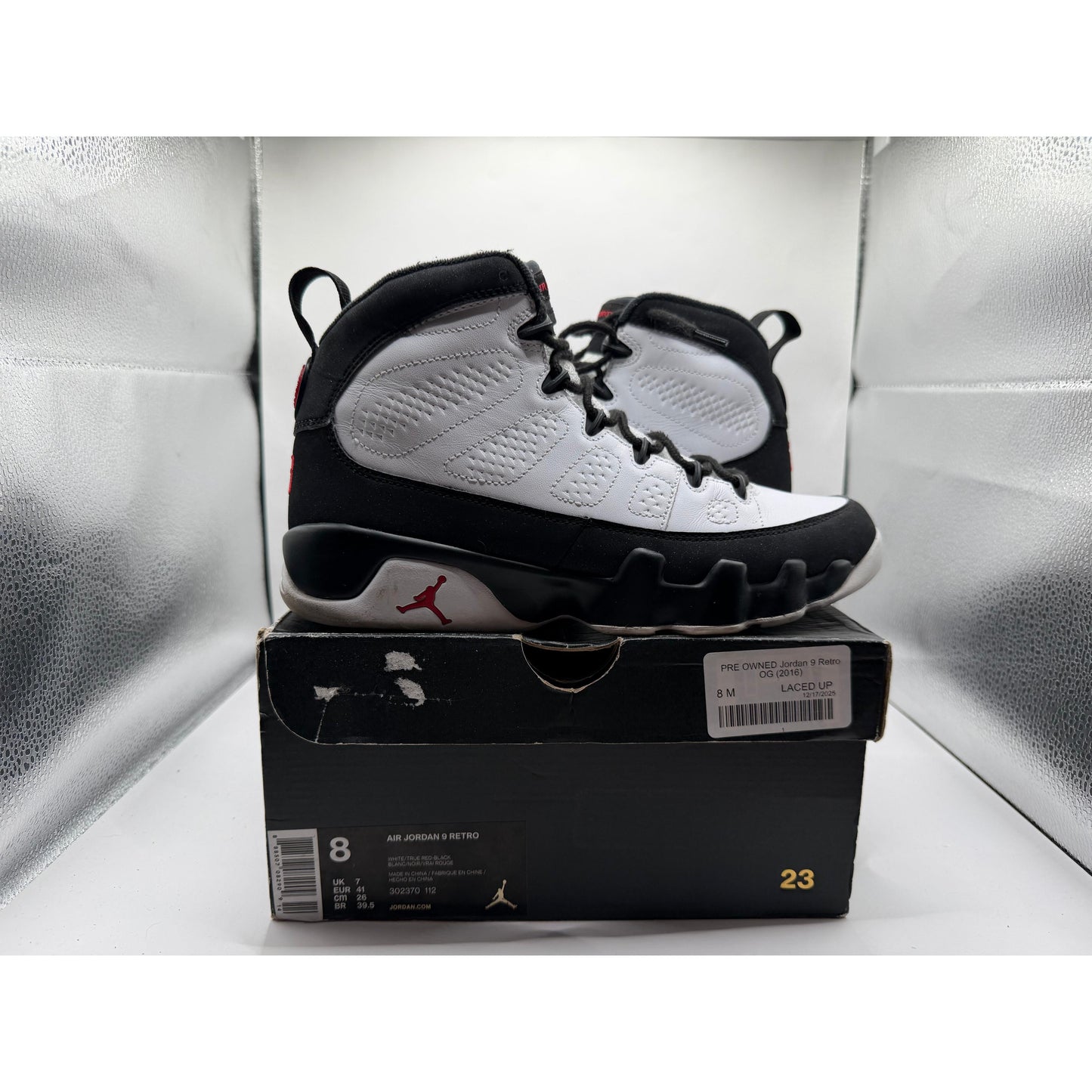 PRE OWNED Jordan 9 Retro OG (2016)