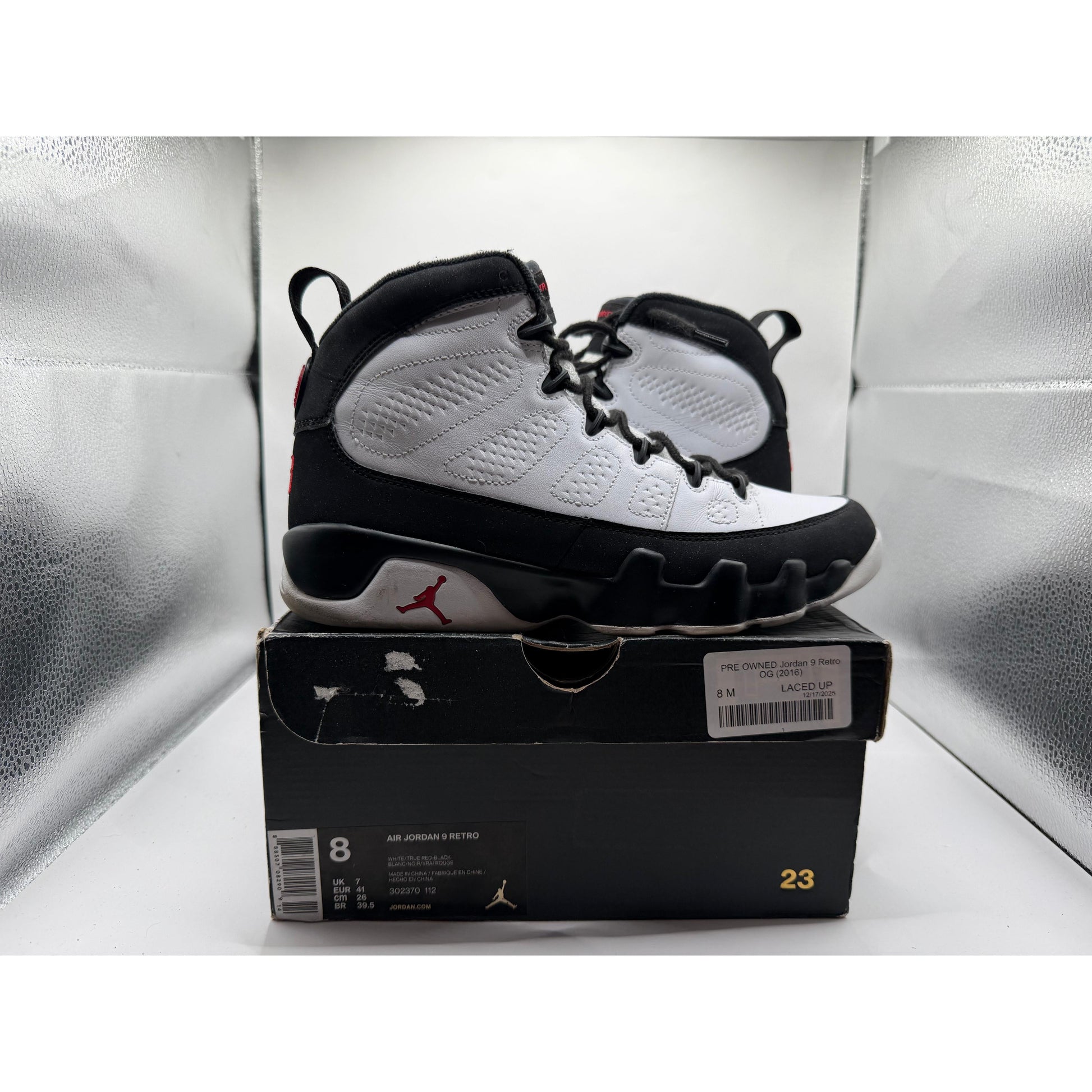 PRE OWNED Jordan 9 Retro OG (2016)