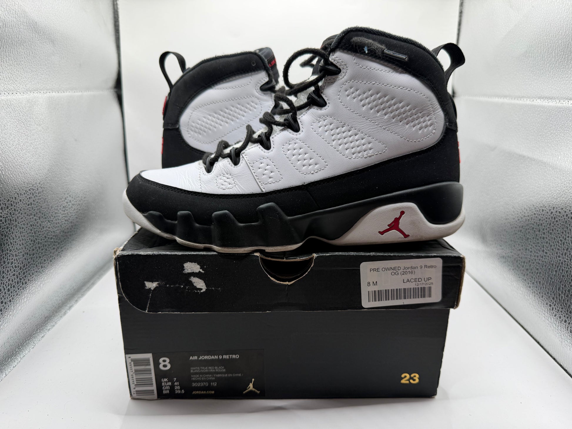 PRE OWNED Jordan 9 Retro OG (2016)