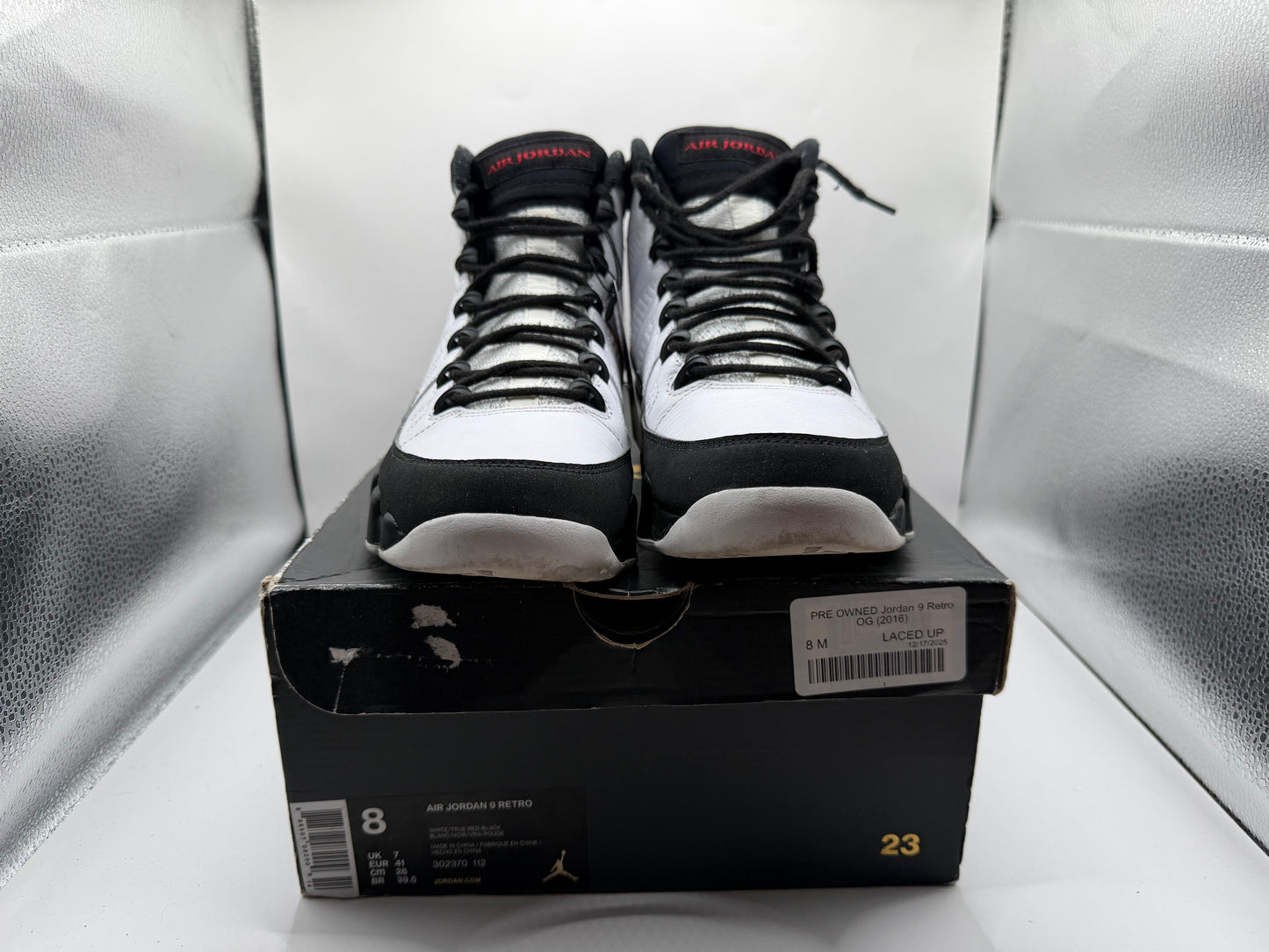 PRE OWNED Jordan 9 Retro OG (2016)