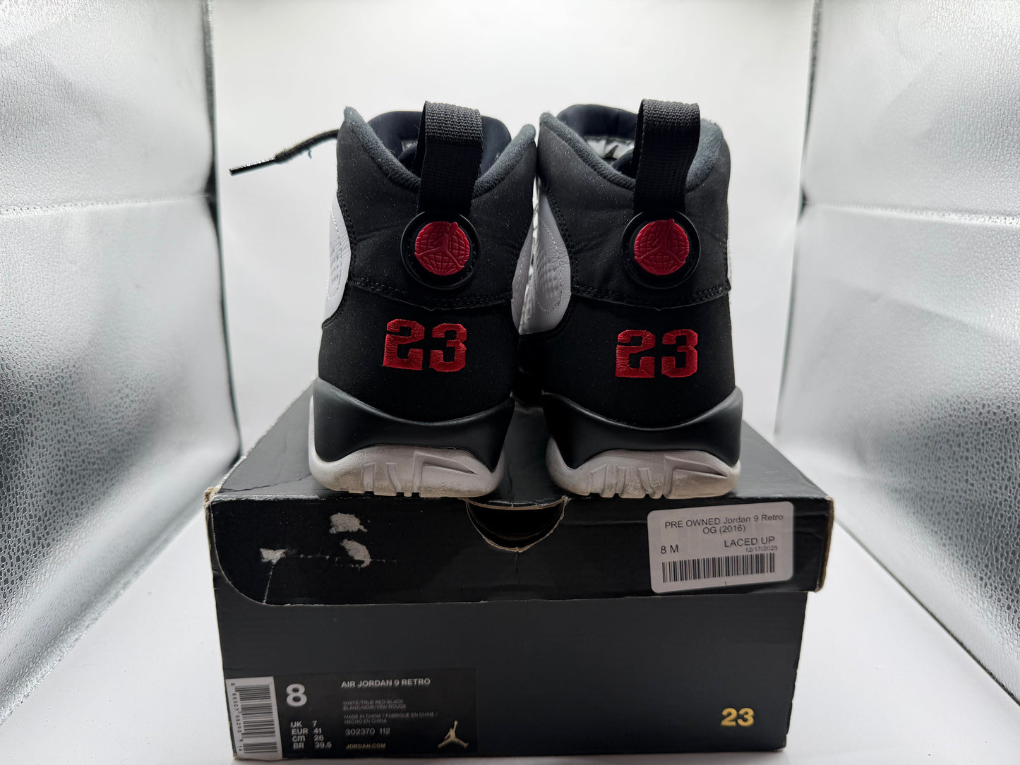 PRE OWNED Jordan 9 Retro OG (2016)
