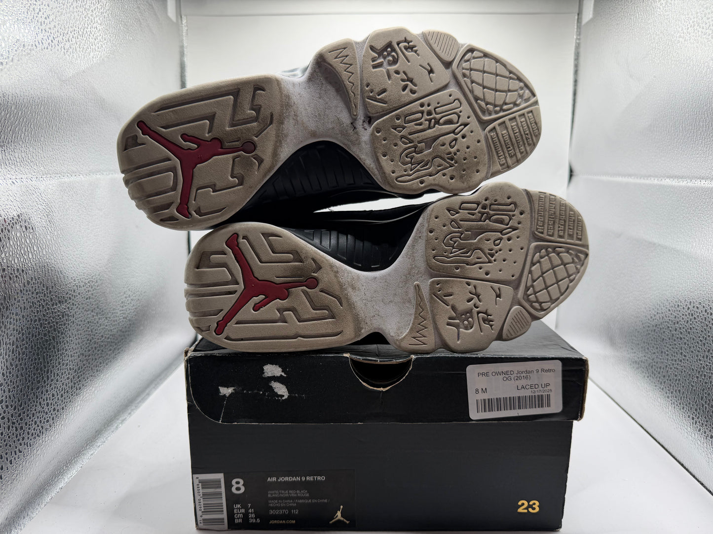 PRE OWNED Jordan 9 Retro OG (2016)